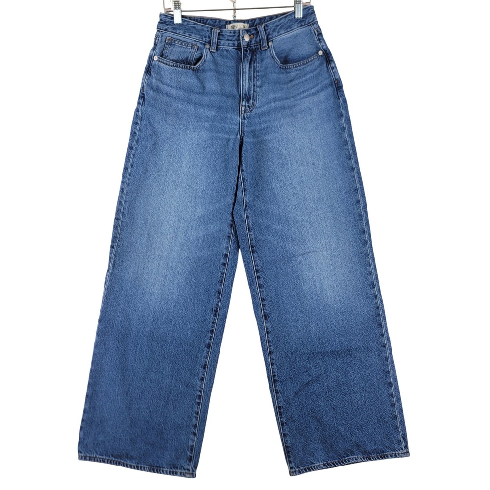 Madewell Curvy Superwide-Leg Jeans Women 29 (Fits: 29x31) Blue High Rise Denim